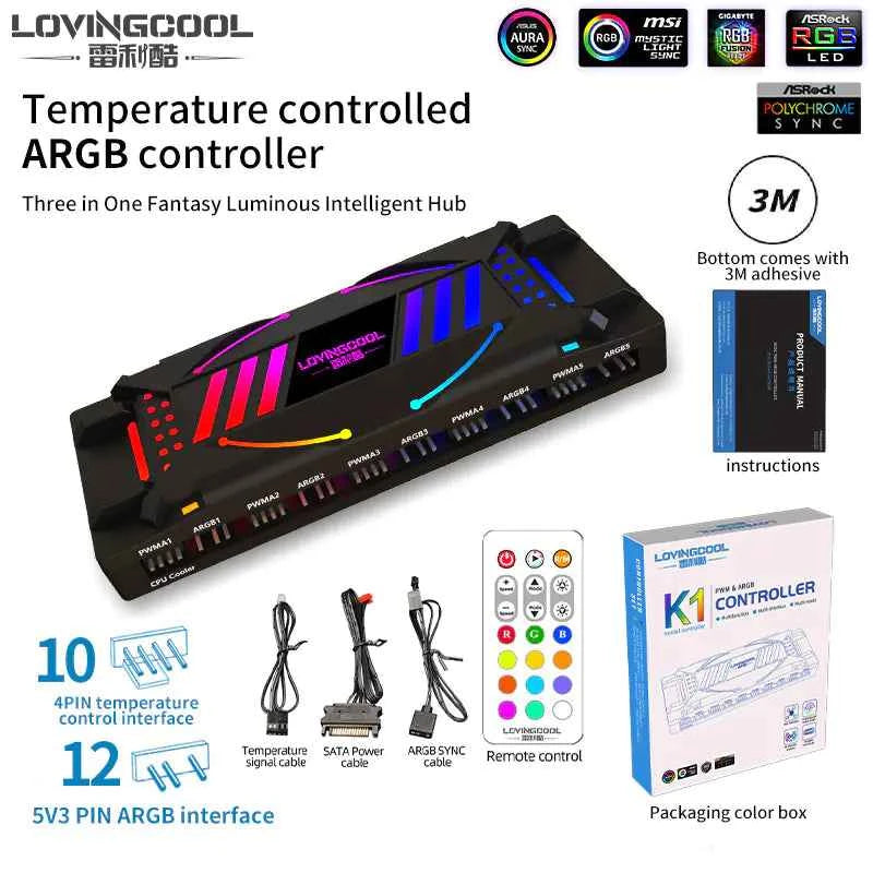 Prism 2nd Gen 12CM ARGB PWM Cooling Fan for PC