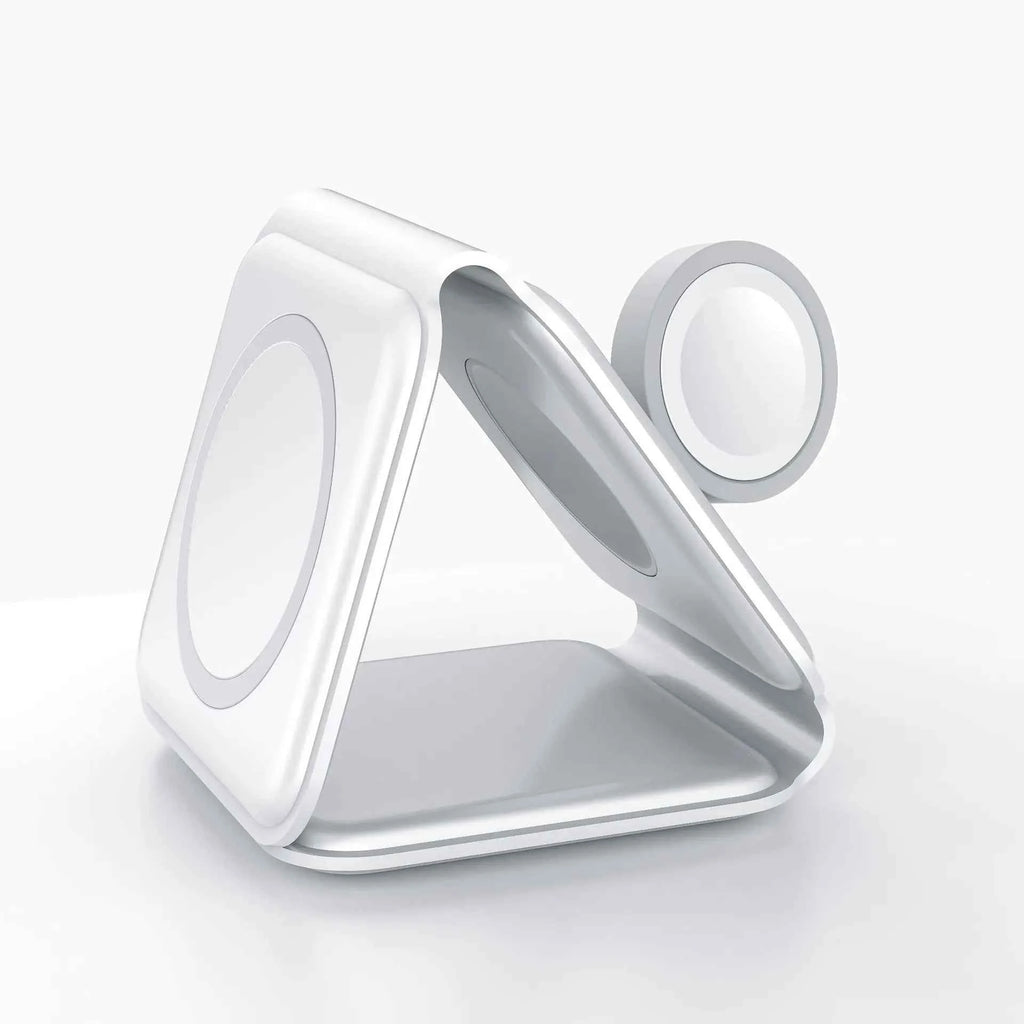 3-in-1 Magnetic Wireless Charger for Apple - Foldable and Convenient