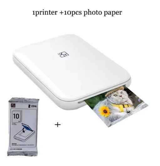 Color Snap Portable Printer - Print Vibrant Photos Anytime, Anywhere