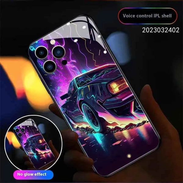 Racing Car Phone Case - Creative Style Light Design for Ultimate Protection
