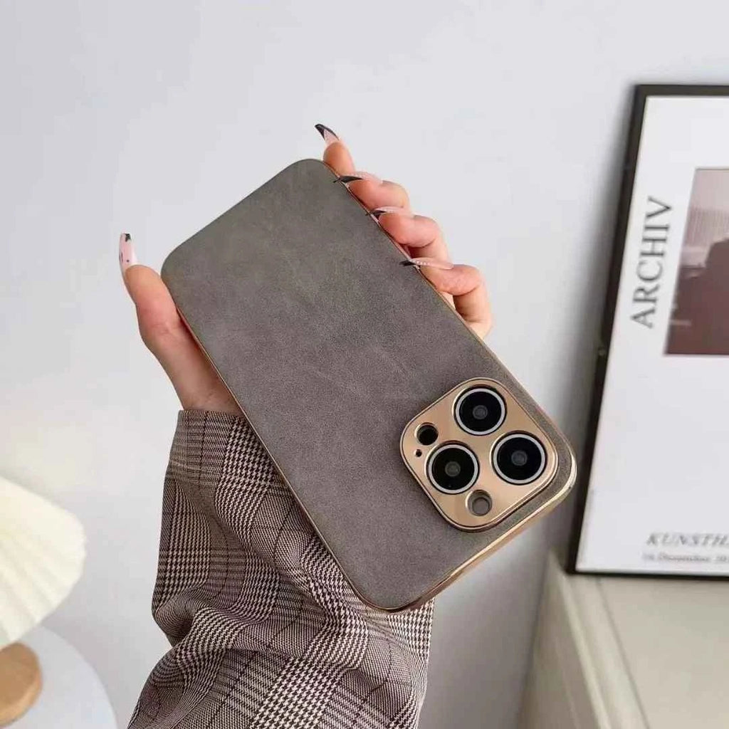 Sheep Leather Phone Case - Durable Protection with Stylish Elegance